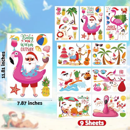 Christmas July Window Clings (9 Count)