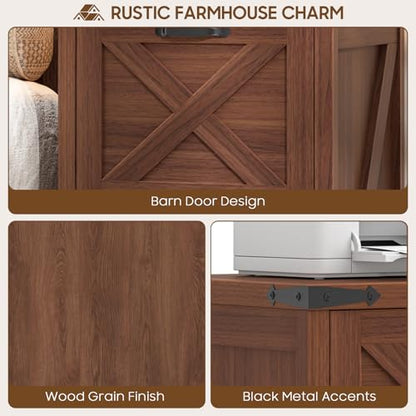 Vertical File Cabinet with 2 Drawers for Home Office