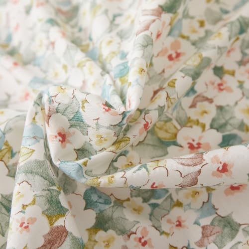 Cottagecore Flowers Comforter Set King Chic Floral Bedding Set