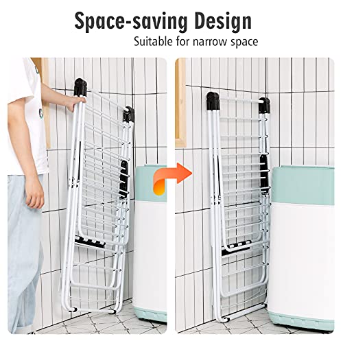 Foldable Clothes Drying Rack