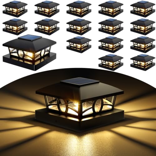 Solar Post Cap Lights (16 Count)