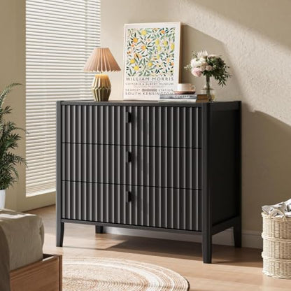 3 Drawer Nightstand Set of 2