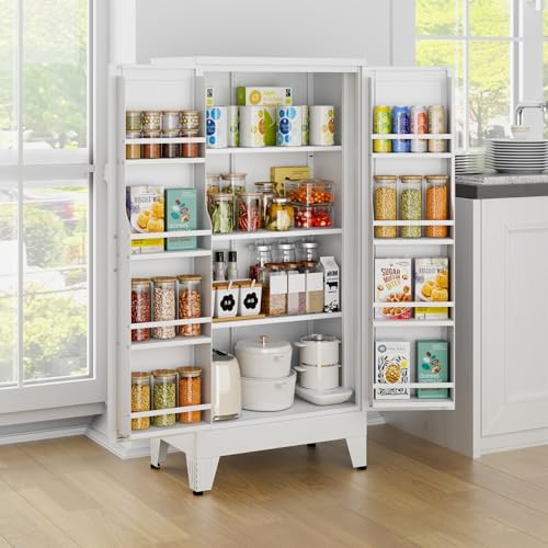 Black Kitchen Pantry Storage Cabinet