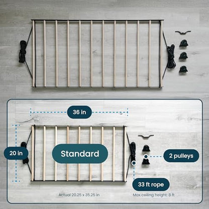 Ceiling Laundry Drying Rack w