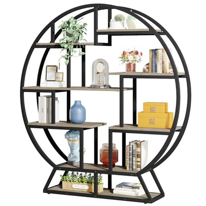 Bookshelf Round Bookshelves Etagere Bookcase