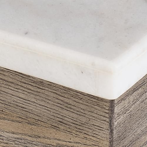 Square Marble End Table