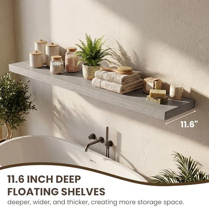 36 Inch Floating Shelves for Wall Set of 2