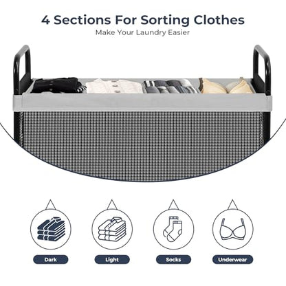 Laundry Hamper 4 Section