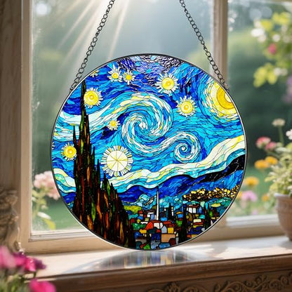 8'' Van Gogh Starry Night Sun Catcher Ornament