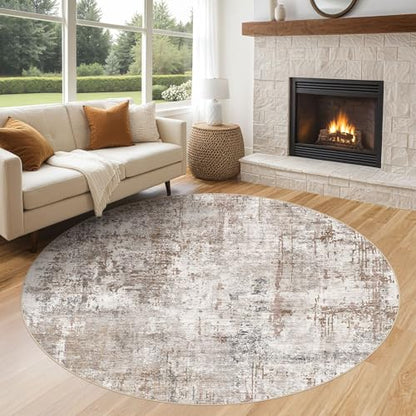 6ft Round Area Rug Living Room Rugs