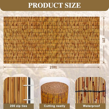 Bamboo Fencing (40 Sq Ft)