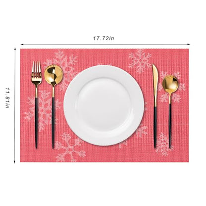 Placemats Set of 6 Washable Indoor (6 Count)