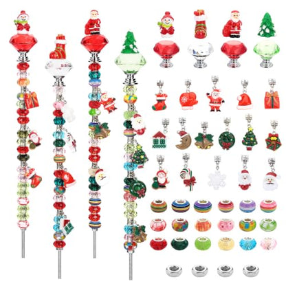 110 Pcs Beaded Garden Stake Fairy Wand for Christmas Decoration (110 Count)