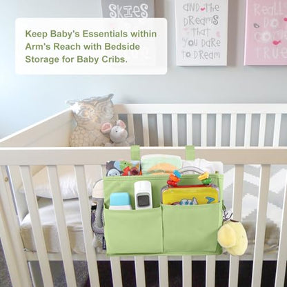 Bedside Caddy Hanging Bed Organizer Storage Bag Pocket for Bunk and Hospital Beds