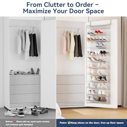 36 Pair Over the Door Shoe Rack
