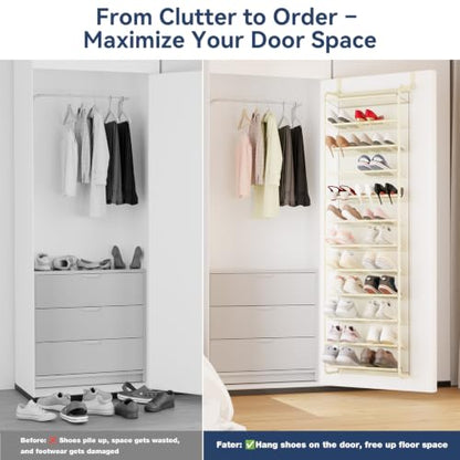 36 Pair Over the Door Shoe Rack
