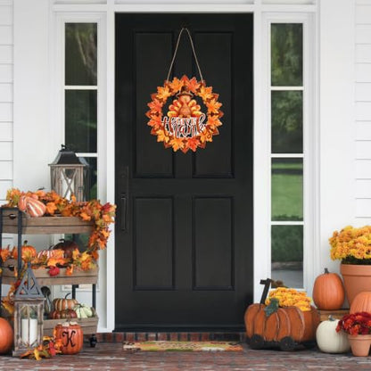 Unfinished Fall Wreaths Wood Crafts to Paint Set of 3 (3 Count)