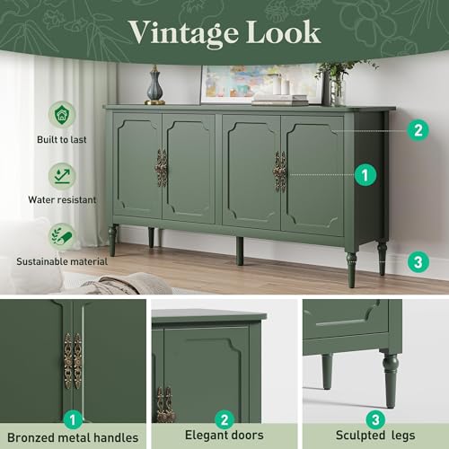 118" Buffet Cabinet with Storage (2 Count)