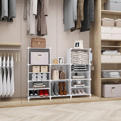 Closet Organizer 8 Cube Storage Shelves (8 Count)