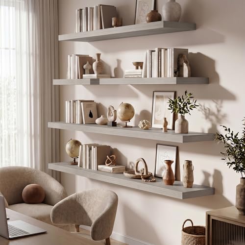 36 Inch Floating Shelves for Wall Set of 2