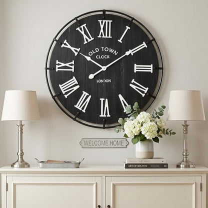 24 Inch Vintage London Style Wall Clock