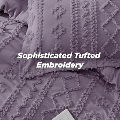 Tufted Boho Comforter Set King Size