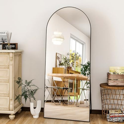 56"x21" Arched Full Length Mirror Floor Mirrors