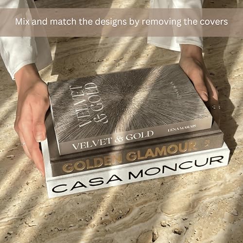 Aesthetic Decorative Books Set of 3 (3 Count)