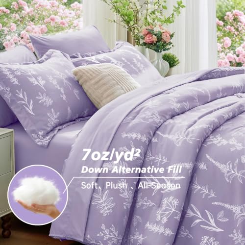 Lavender Cal King Comforter Set