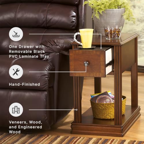 Breegin Narrow Chairside End Table