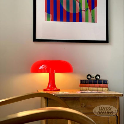 Lotus Atelier Red Mushroom Lamp