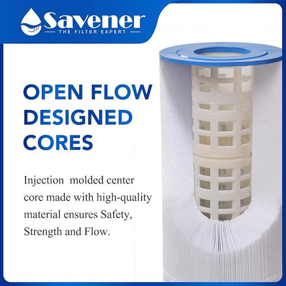 PLF120A Swimming Pool Filter Replaces for Unicel C-8412 120Sq.ft Filbur FC-1293 PA120 CX1200RE C1200 Pro Clean 125 817-0125N Hayward C1200 CX1200RE 81202 1 Pack