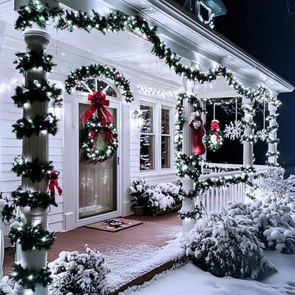 66ft 200 LED White Christmas String Lights Indoor Outdoor Plug in (66 Foot)