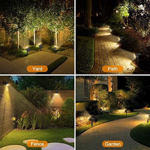 Solar Spot Lights Outdoor (4 Count)