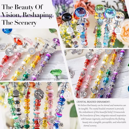 513Pcs DIY Beaded Garden Stakes (513 Count)