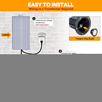 Gardenreet Outdoor Well Lights Low Voltage