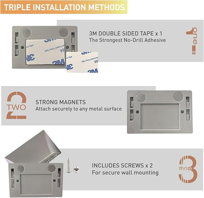 Silver Motion Sensor Keyhole Light