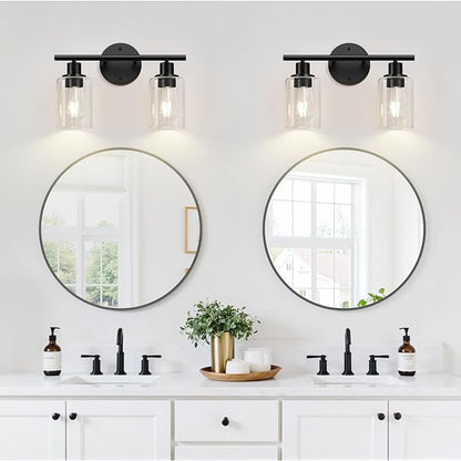2-Light Bathroom Light Fixtures, Bathroom Wall Lamp