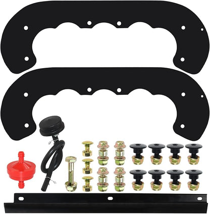 GELASKA 99-9313 Snow Blower Paddles with 55-8760 Scraper Replaces Toro 125-1128, 55-9250, 55-9251, 88-0771 for Toro CCR 2000, CCR 2400, CCR 2450, CCR 2500, CCR 3000, CCR 3600, CCR 3650 Snowthrowers