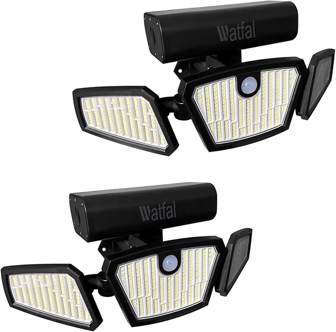 Motion Sensor Lights Indoor/Outdoor 2 Pack 2100LM, 6500K Wireless IP65