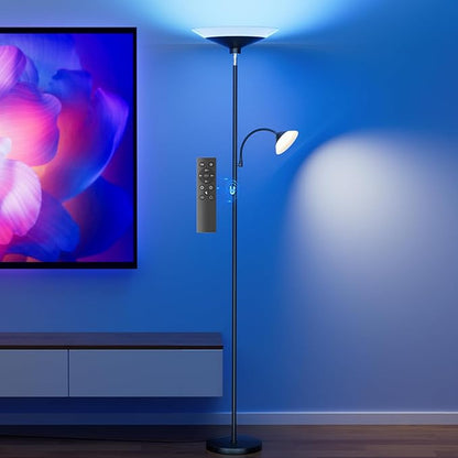 RGB Torchiere Floor Lamp