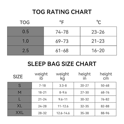 BubblePanda Rayon Made from Bamboo Sleep Sack 6-12 Months 0.5 Tog Soft Lightweight Toddler Sleep Sack for Babies 2-Way Zipper Wearable Blanket Baby 6 Months