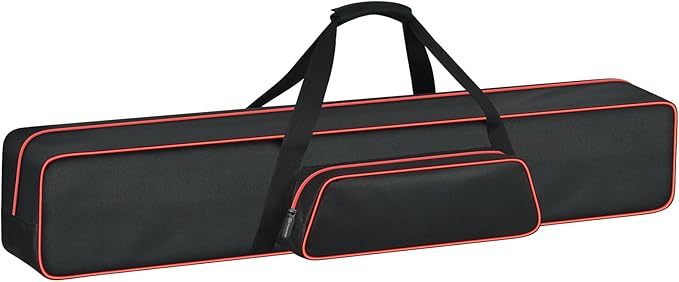Pole Saw Bag for WORX/for DEWALT/for Greenworks/for EGO Power+/for BLACK+DECKER Electric Telescoping ChainSaw, Cordless Power Saw Storage Case for Extension Tree Trimmer Attachment(Box Only)-Red