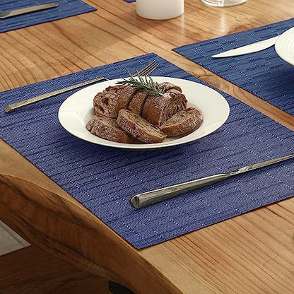 Blue Placemats Set of 6 (8 Count)