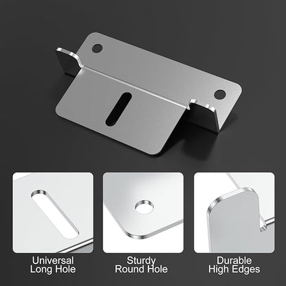 ACOPOWER Solar Panel Mounting Z Bracket - Set of 4 for RV Boat Off Gird Installation,Sliver,HY-Z1-M
