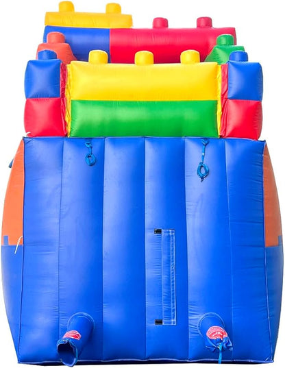 Inflatable Water Slide for Kids & Toddlers with Inflatable Pool, Backyard, Park or Commercial Use, Outdoor Water Play, Includes Blower Stakes, Splash Pool & Storage Bag, Large 25.5' x 9' x 15'