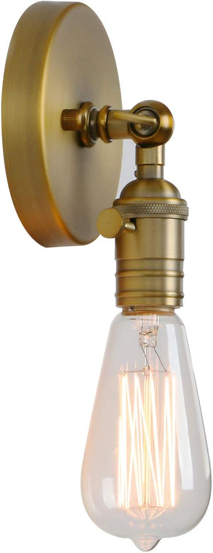 PERMO Minimalist Single Socket 1- Light Wall Sconce Lighting