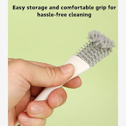 2 Pcs Bird Cage Brush with Scraper - Bird Cage Cleaner for Cleaning Kennels Perches Poop Remover Parrot Parakeet Pet Cage Accessories (2 Pcs)