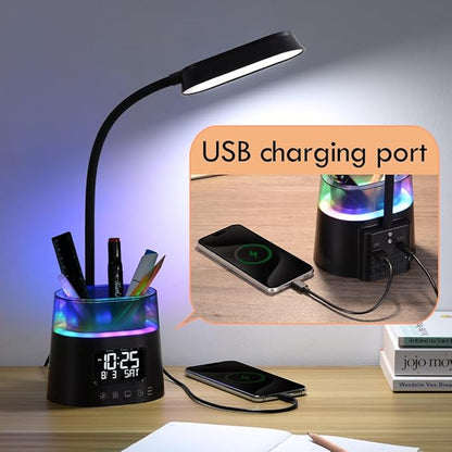 WILIT LED Kids Desk Lamp, Dimmable Study Lamp