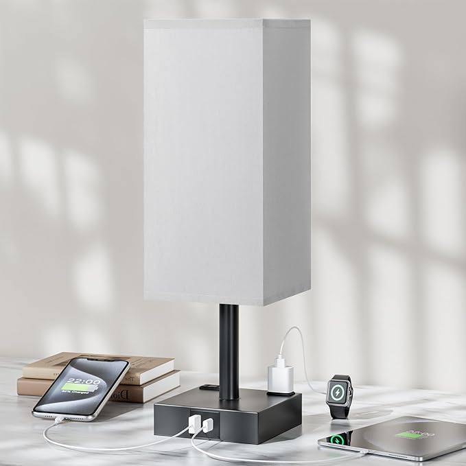 Touch Bedside Table Lamp For Nightstand